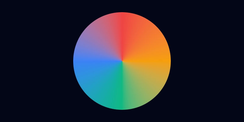 Conic gradient sample